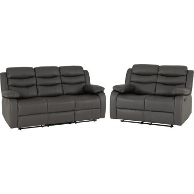 Roma 3+2 Seater Recliner Sofa Suite - Gr | Murphy Furniture