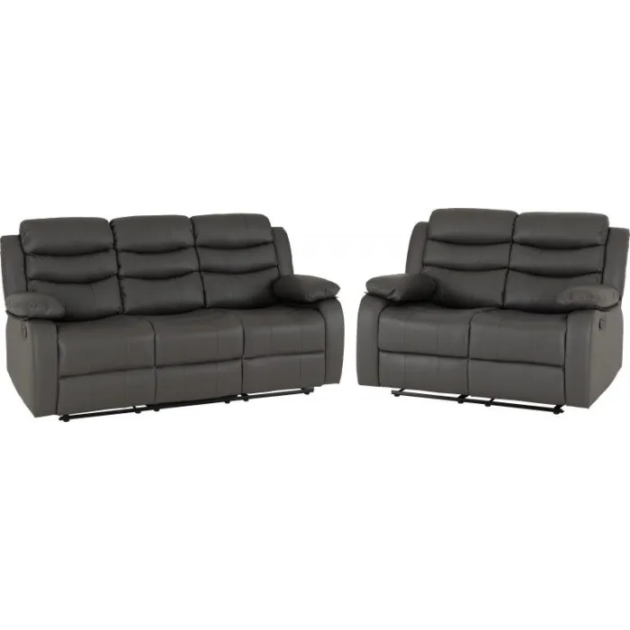 Roma 3+2 Seater Recliner Sofa Suite - Gr | Murphy Furniture