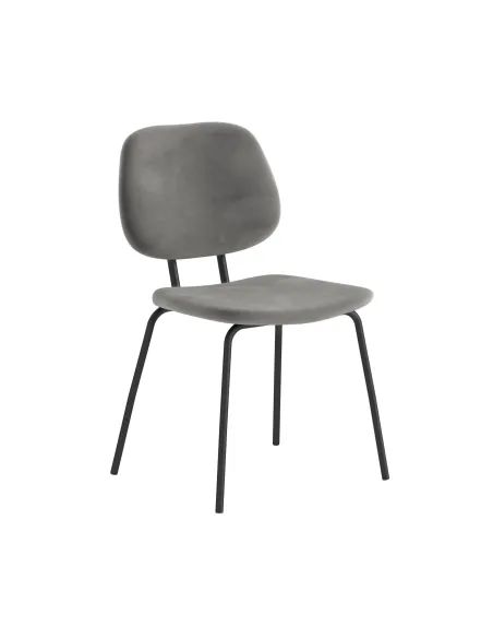 Taris Dining Chair - Grey Velvet | Murphy Furniture