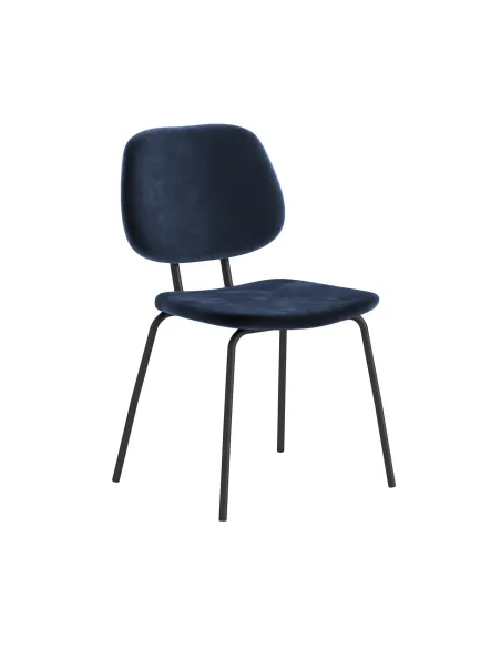Taris Dining Chair - Navy Velvet | Murphy Furniture