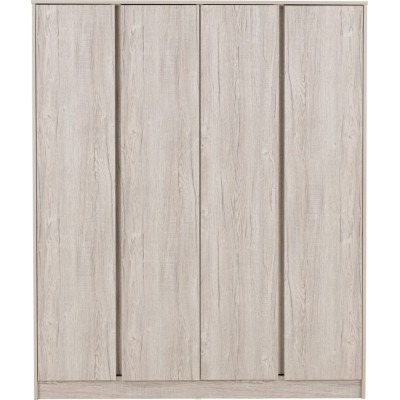 Malvern 4 Door Wardrobe - Urban Snow | Murphy Furniture