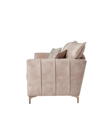 Pembrooke 1.5 Fixed Seater Stone Sofa - | Murphy Furniture