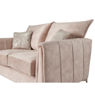 Pembrooke 1.5 Fixed Seater Stone Sofa - | Murphy Furniture
