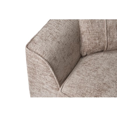 Rialto 2 Seater Fixed Sofa - Stone Fabric | Murphy Furniture