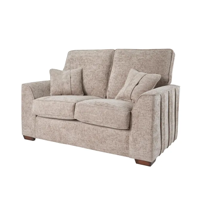 Rialto 3+2 Seater Sofa Set - Stone Fabric | Murphy Furniture