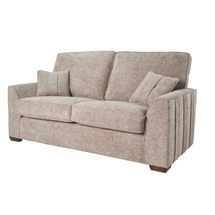 Rialto 3+2 Seater Sofa Set - Stone Fabric | Murphy Furniture