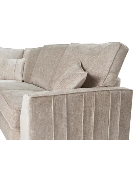 Rialto 3+2 Seater Sofa Set - Stone Fabric | Murphy Furniture