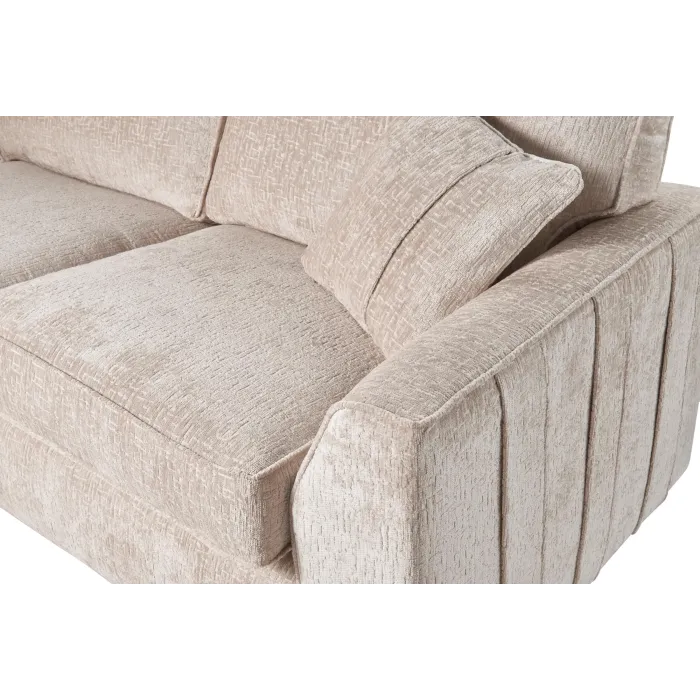 Rialto 3+2 Seater Sofa Set - Stone Fabric | Murphy Furniture