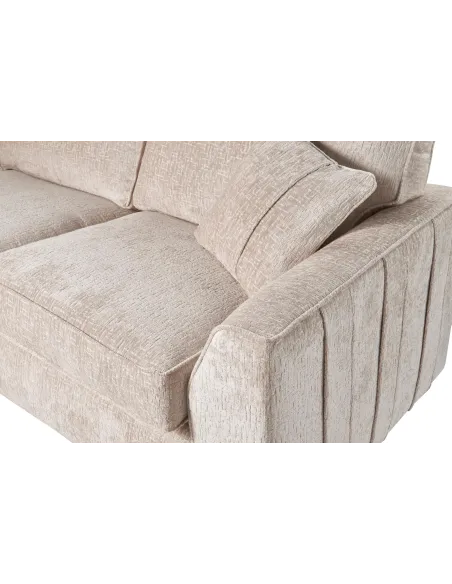 Rialto 3+2 Seater Sofa Set - Stone Fabric | Murphy Furniture