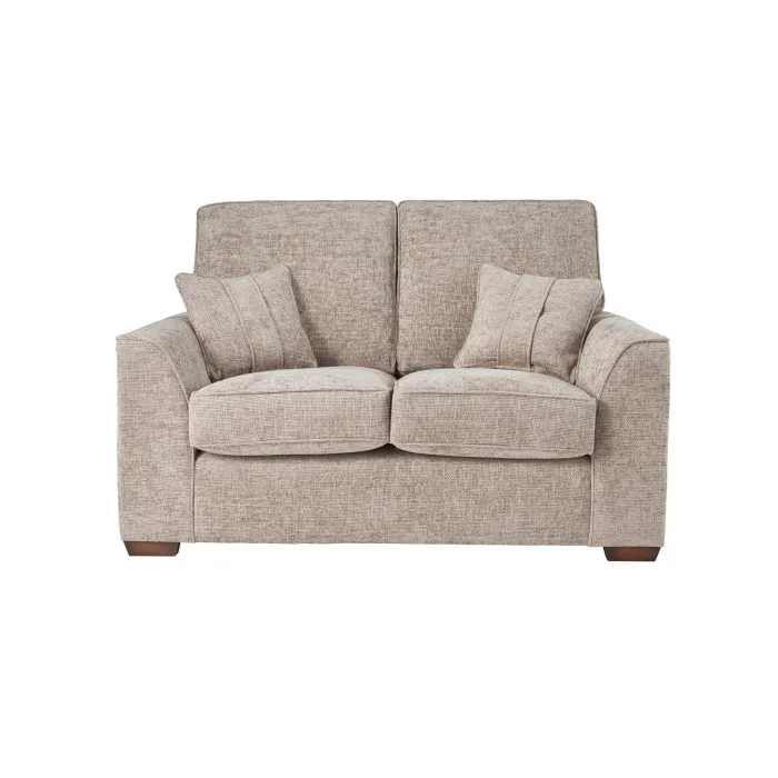 Rialto 1.5 Fixed Seater - Stone Fabric | Murphy Furniture