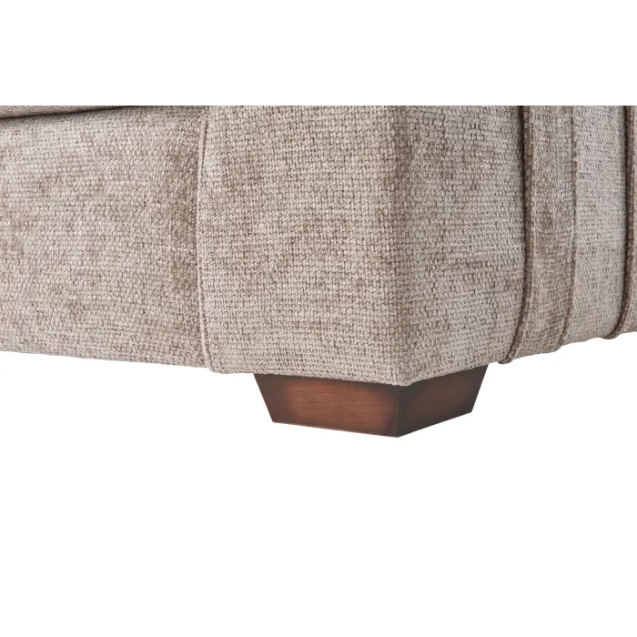 Rialto 1.5 Fixed Seater - Stone Fabric | Murphy Furniture
