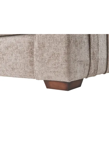 Rialto 1.5 Fixed Seater - Stone Fabric | Murphy Furniture
