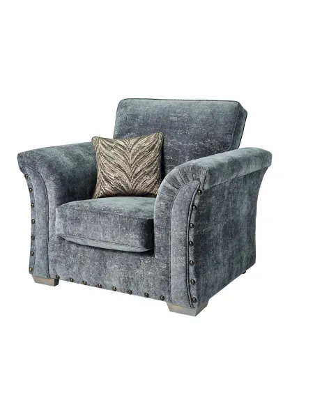 Quincy 3+1+1 Fixed Seater Sofa Set - Mer | Murphy Furniture