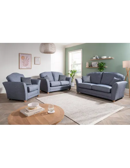 Tolado 3+1+1 Sofa Suite - London Denim | Murphy Furniture