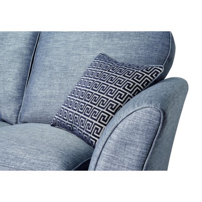 Tolado 3 Seater Fixed Sofa - London Denim | Murphy Furniture