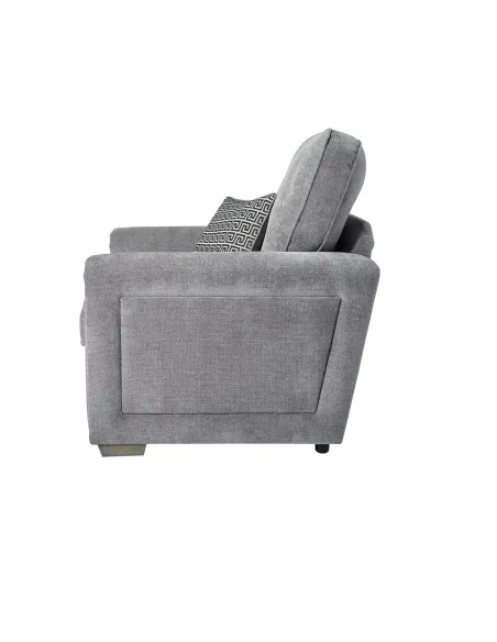 Oakland Fixed Armchair - Ascot Shark Fab | Murphy Furniture