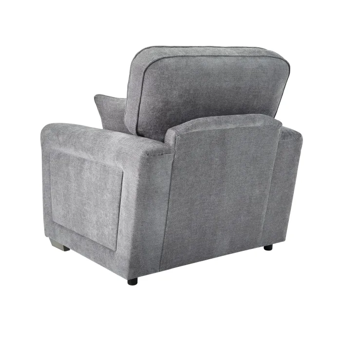 Oakland Fixed Armchair - Ascot Shark Fab | Murphy Furniture