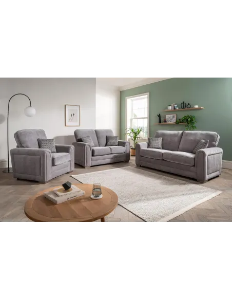 Oakland Fixed 3+2 Seater Sofa - Ascot Sh | Murphy Furniture