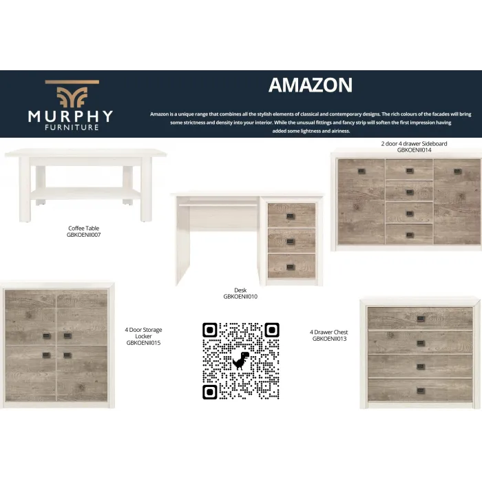 Amazon 4 Drawer Chest | Murphy Furniture
