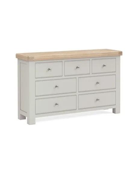 Marbury 3 + 4 Drawer Chest - Light Grey | Murphy Furniture