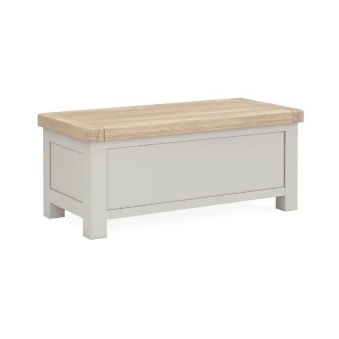 Marbury Blanket Box - Light Grey | Murphy Furniture