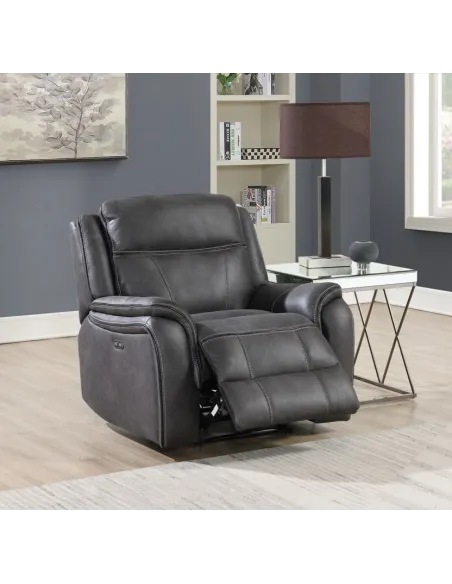 Lara Electric Armchair - Slate (Ex-displ | Murphy Furniture