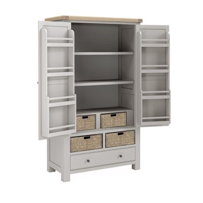 Marbury Larder Unit - Light Grey | Murphy Furniture
