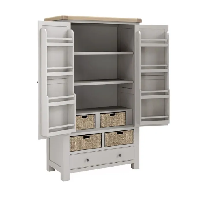 Marbury Larder Unit - Light Grey | Murphy Furniture