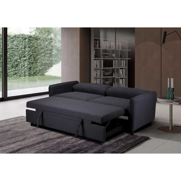 Sheila Dark Grey Sofabed - Eclipse | Murphy Furniture