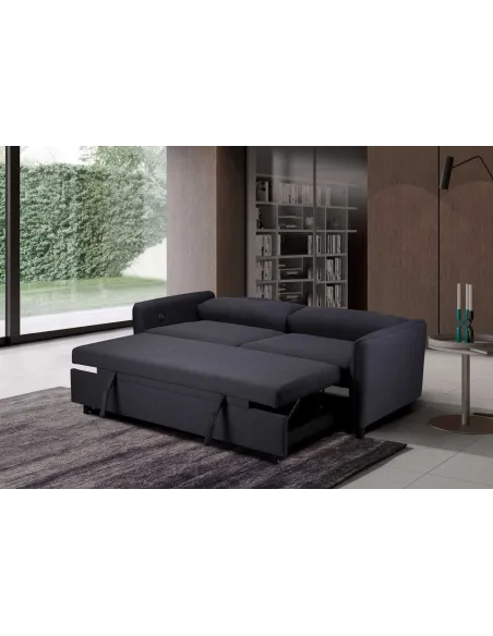 Sheila Dark Grey Sofabed - Eclipse | Murphy Furniture