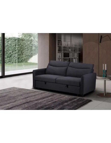 Sheila Dark Grey Sofabed - Eclipse | Murphy Furniture