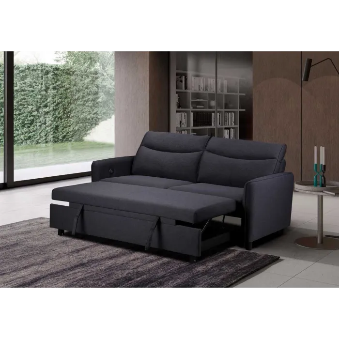 Sheila Dark Grey Sofabed - Eclipse | Murphy Furniture