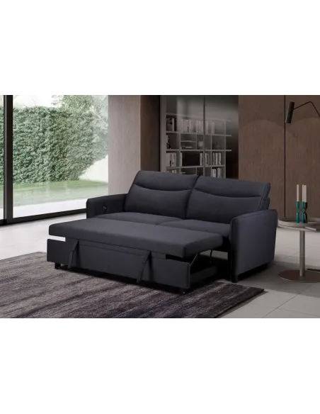 Sheila Dark Grey Sofabed - Eclipse | Murphy Furniture