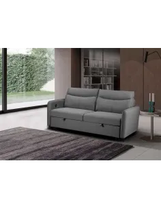 Sheila Light Grey Sofabed - Pepper | Murphy Furniture