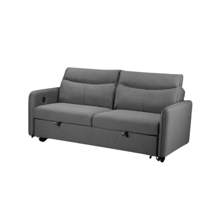 Sheila Light Grey Sofabed - Pepper | Murphy Furniture