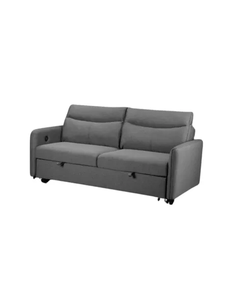 Sheila Light Grey Sofabed - Pepper | Murphy Furniture