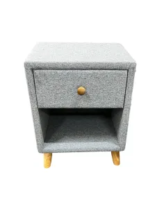 Roscommon Bedside Locker - Grey | Murphy Furniture