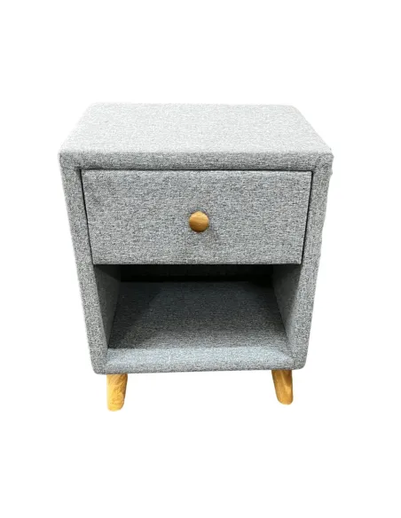 Roscommon Bedside Locker - Grey | Murphy Furniture