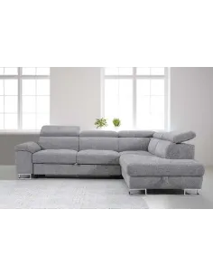 Roma RHF Corner Sofa - Grey | Murphy Furniture