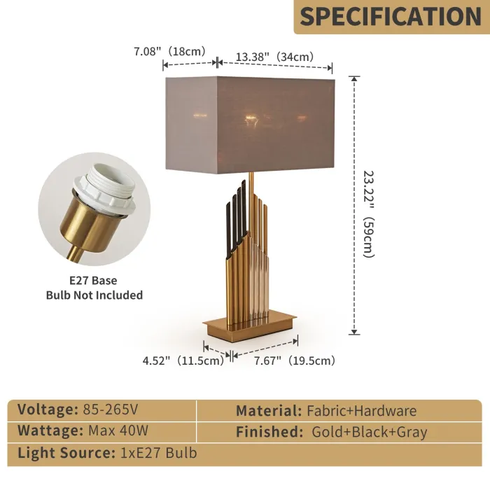 T108011 Lamp | Murphy Furniture