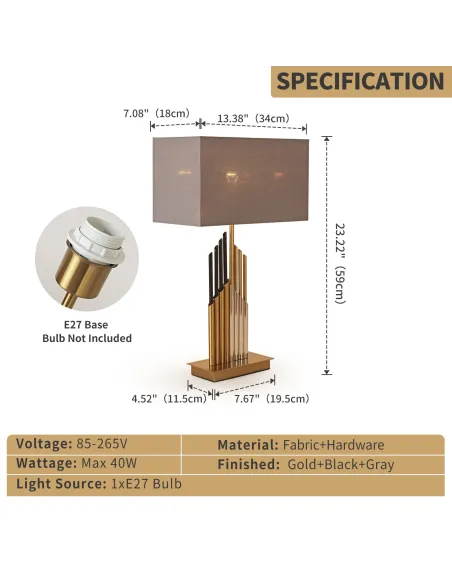T108011 Lamp | Murphy Furniture