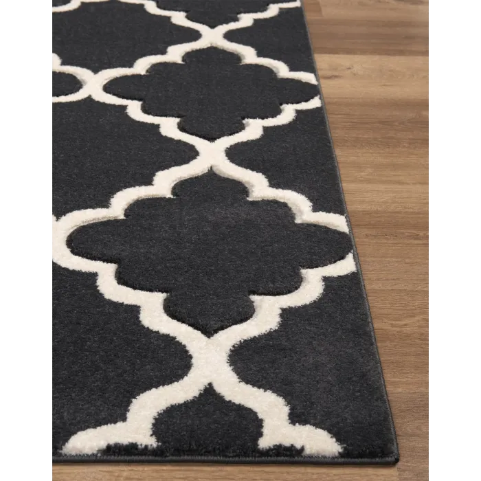 Darcy Dark Grey Rugs - Various Sizes | Murphy Furniture