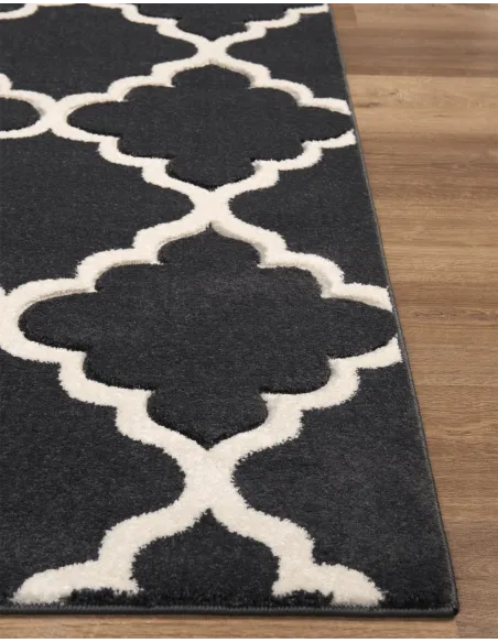 Darcy Dark Grey Rugs - Various Sizes | Murphy Furniture