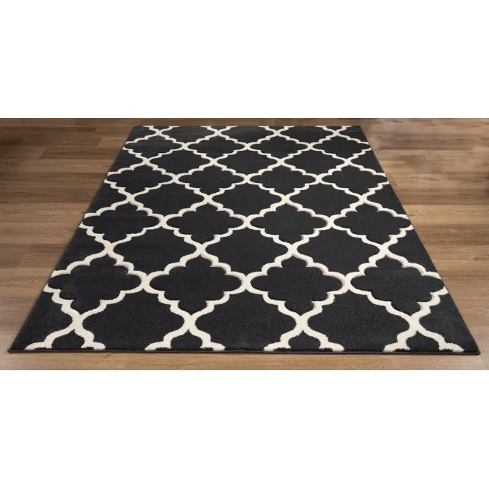 Darcy Dark Grey Rugs - Various Sizes | Murphy Furniture