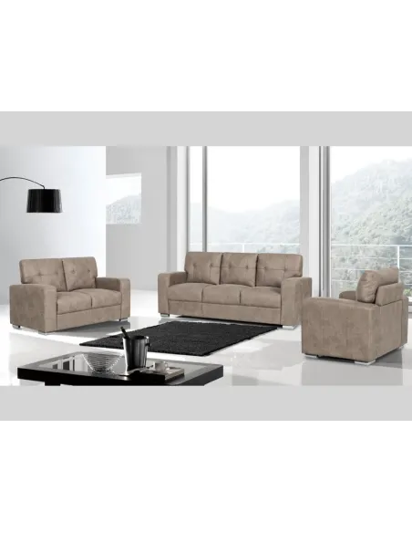 Hampton 3 Seater Sofa - Taupe | Murphy Furniture