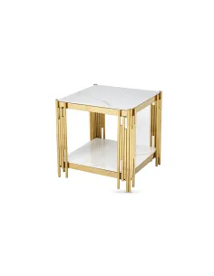 Belini End Table - Sintered Stone and Go | Murphy Furniture