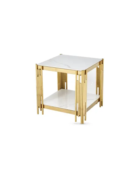 Belini End Table - Sintered Stone and Go | Murphy Furniture