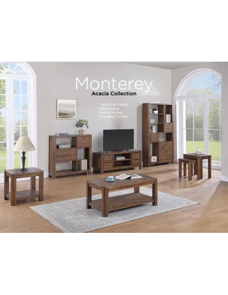 Monterey Tall Bookcase - Acacia | Murphy Furniture