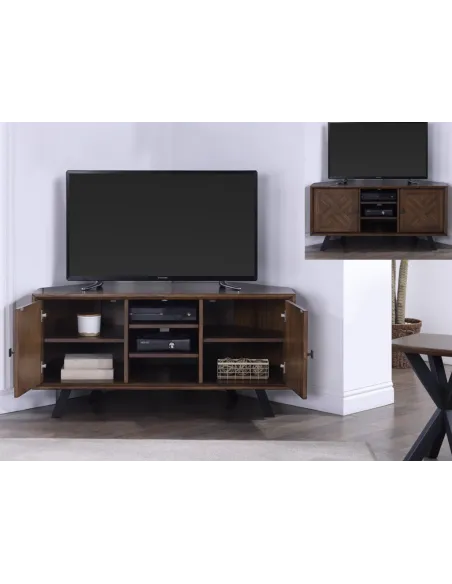 Nevada Corner TV Unit - Mindi Wood | Murphy Furniture