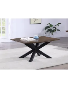 Nevada Curved Coffee Table - Mindi Wood | Murphy Furniture